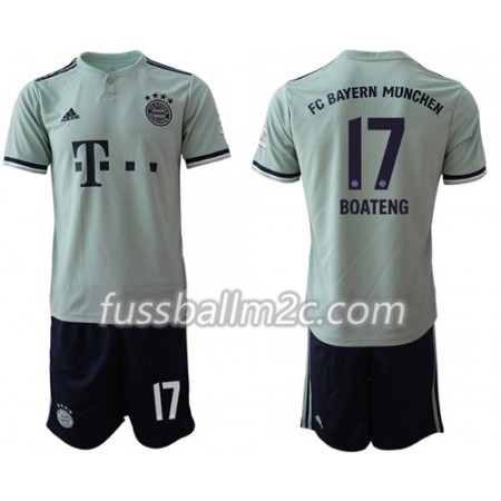 Fußballtrikots FC Bayern München Boateng 17 Kinder Auswärts Trikotsatz 2018-2019